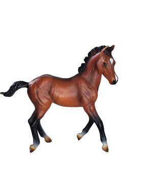 CollectA by Breyer Bay Quarter Horse Foal Baby Model Horse Animal Toy #88586